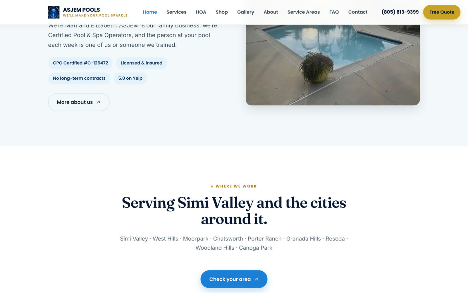 A section introducing the owners by name